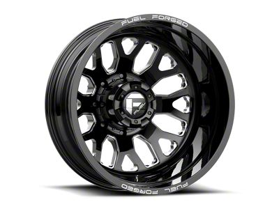 Fuel Wheels FF19D Gloss Black Milled 8-Lug Wheel; 22x12; -50mm Offset (99-07 F-350 Super Duty SRW)
