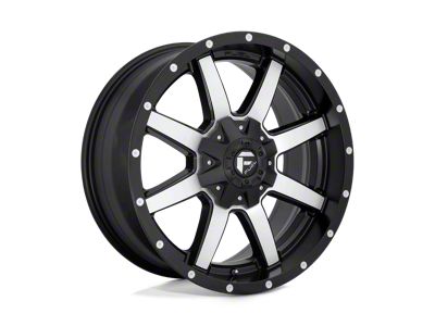 Fuel Wheels Maverick Matte Black Machined 8-Lug Wheel; 20x10; -18mm Offset (99-07 F-350 Super Duty SRW)