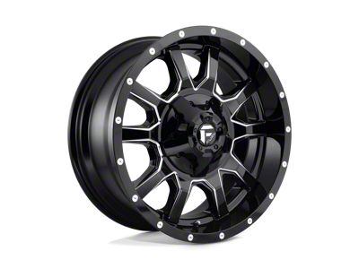 Fuel Wheels Vandal Gloss Black Milled 8-Lug Wheel; 20x9; 20mm Offset (99-07 F-350 Super Duty SRW)