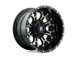 Fuel Wheels Crush Gloss Machined Double Dark Tint 6-Lug Wheel; 17x9; -12mm Offset (99-06 Sierra 1500)