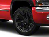 Fuel Wheels Flame Blackout 6-Lug Wheel; 22x12; -44mm Offset (99-06 Sierra 1500)