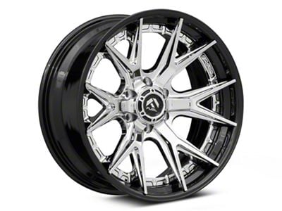 Fuel Wheels Fusion Forged Catalyst Chrome with Gloss Black Lip 6-Lug Wheel; 20x9; 1mm Offset (99-06 Sierra 1500)