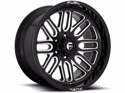 Fuel Wheels Ignite Gloss Black Milled 6-Lug Wheel; 22x10; -18mm Offset (99-06 Sierra 1500)