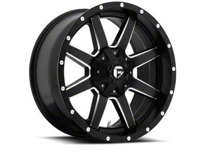 Fuel Wheels Maverick Matte Black Milled 6-Lug Wheel; 18x9; 19mm Offset (99-06 Sierra 1500)