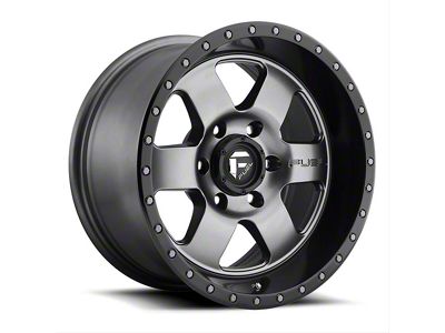 Fuel Wheels Podium Matte Gunmetal 6-Lug Wheel; 17x9; -12mm Offset (99-06 Sierra 1500)