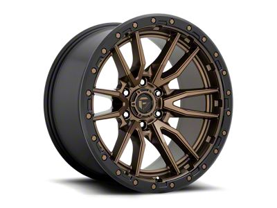 Fuel Wheels Rebel Textured Bronze 6-Lug Wheel; 17x9; 1mm Offset (99-06 Sierra 1500)