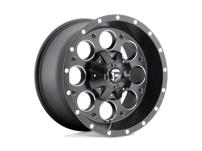 Fuel Wheels Revolver Matte Black Milled 6-Lug Wheel; 17x9; -12mm Offset (99-06 Sierra 1500)