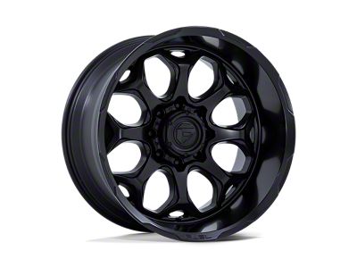 Fuel Wheels Scepter Blackout 6-Lug Wheel; 20x9; 1mm Offset (99-06 Sierra 1500)