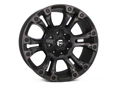 Fuel Wheels Vapor Matte Black Double Dark Tint 6-Lug Wheel; 17x9; -12mm Offset (99-06 Sierra 1500)