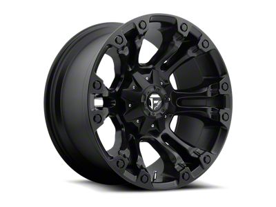 Fuel Wheels Vapor Matte Black 6-Lug Wheel; 17x10; -18mm Offset (99-06 Sierra 1500)