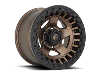 Fuel Wheels Warp Beadlock Matte Bronze 6-Lug Wheel; 17x9; -15mm Offset (99-06 Sierra 1500)