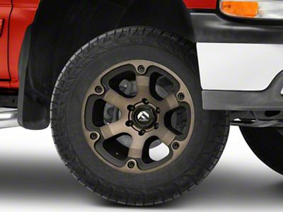 Fuel Wheels Beast Matte Black Double Dark Tint 6-Lug Wheel; 18x9; 19mm Offset (99-06 Silverado 1500)