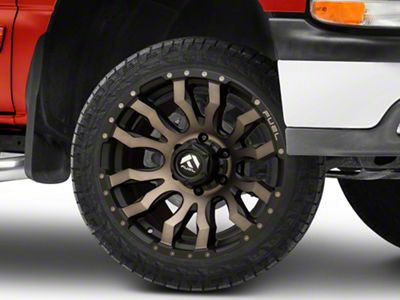 Fuel Wheels Blitz Matte Black Double Dark Tint 6-Lug Wheel; 22x10; -18mm Offset (99-06 Silverado 1500)