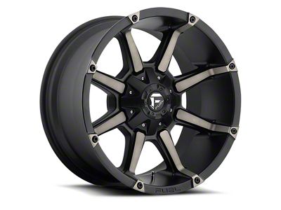 Fuel Wheels Coupler Matte Black Double Dark Tint 6-Lug Wheel; 18x9; 19mm Offset (99-06 Silverado 1500)