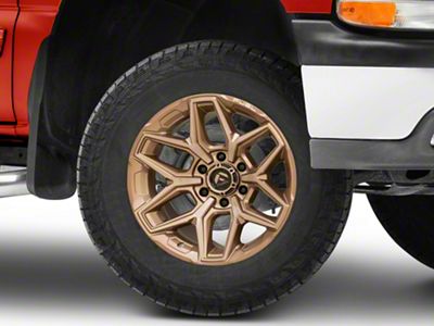 Fuel Wheels Flux Platinum Bronze 6-Lug Wheel; 18x9; 30mm Offset (99-06 Silverado 1500)