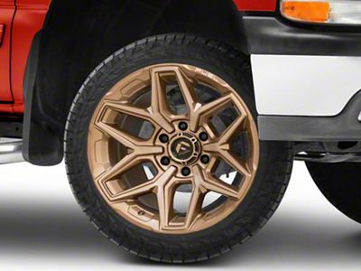 Fuel Wheels Flux Platinum Bronze 6-Lug Wheel; 22x10; -18mm Offset (99-06 Silverado 1500)