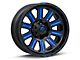 Fuel Wheels Hardline Gloss Black with Blue Tinted Clear 6-Lug Wheel; 20x9; 20mm Offset (99-06 Silverado 1500)