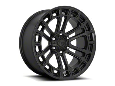 Fuel Wheels Heater Matte Black 6-Lug Wheel; 18x9; 1mm Offset (99-06 Silverado 1500)