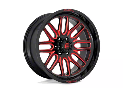 Fuel Wheels Ignite Gloss Black with Red Tinted Clear 6-Lug Wheel; 20x10; -18mm Offset (99-06 Silverado 1500)