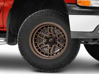 Fuel Wheels Nitro Matte Bronze 6-Lug Wheel; 17x9; 1mm Offset (99-06 Silverado 1500)