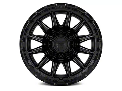 Fuel Wheels Piston Blackout 6-Lug Wheel; 17x9; -12mm Offset (99-06 Silverado 1500)