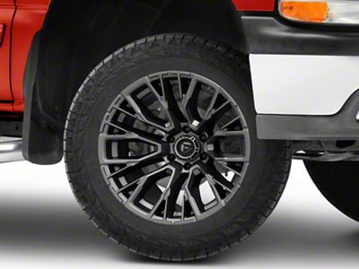 Fuel Wheels Rebar Matte Gunmetal 6-Lug Wheel; 20x10; -18mm Offset (99-06 Silverado 1500)