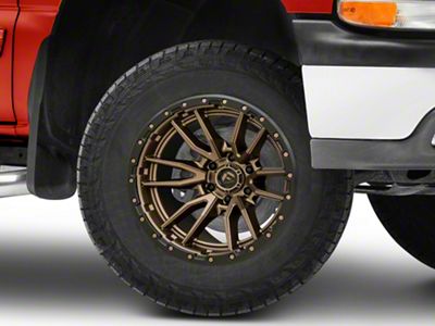Fuel Wheels Rebel Matte Bronze 6-Lug Wheel; 18x9; 1mm Offset (99-06 Silverado 1500)