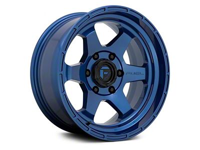 Fuel Wheels Shok Dark Blue 6-Lug Wheel; 17x9; -12mm Offset (99-06 Silverado 1500)