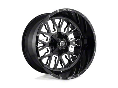 Fuel Wheels Stroke Gloss Black Milled 6-Lug Wheel; 20x9; 20mm Offset (99-06 Silverado 1500)