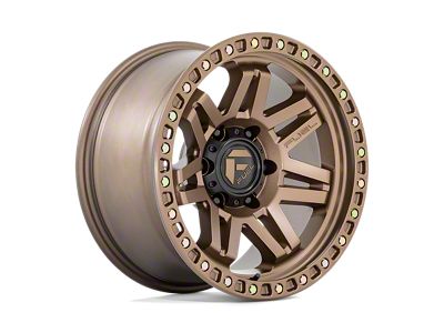 Fuel Wheels Syndicate Full Matte Bronze 6-Lug Wheel; 17x9; -12mm Offset (99-06 Silverado 1500)