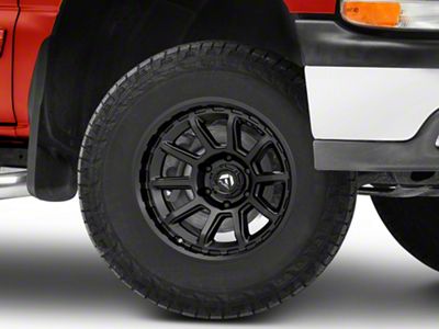 Fuel Wheels Torque Matte Black 6-Lug Wheel; 17x9; 1mm Offset (99-06 Silverado 1500)