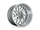 Fuel Wheels Triton Platinum Brushed Gunmetal with Tinted Clear 6-Lug Wheel; 22x12; -44mm Offset (99-06 Silverado 1500)