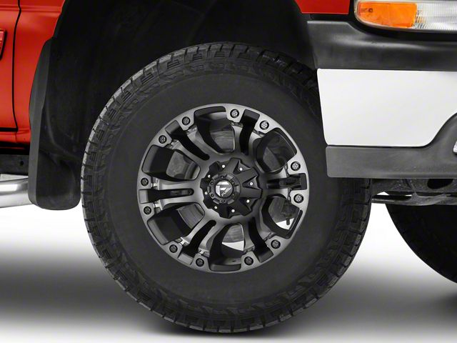 Fuel Wheels Vapor Matte Black Double Dark Tint 6-Lug Wheel; 17x10; -18mm Offset (99-06 Silverado 1500)