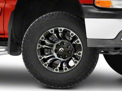 Fuel Wheels Vapor Matte Black with Gray Tint 6-Lug Wheel; 17x9; 1mm Offset (99-06 Silverado 1500)