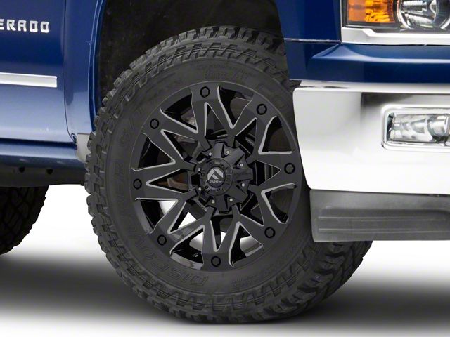 Fuel Wheels Ambush Gloss Black Milled 6-Lug Wheel; 20x10; -18mm Offset (14-18 Silverado 1500)