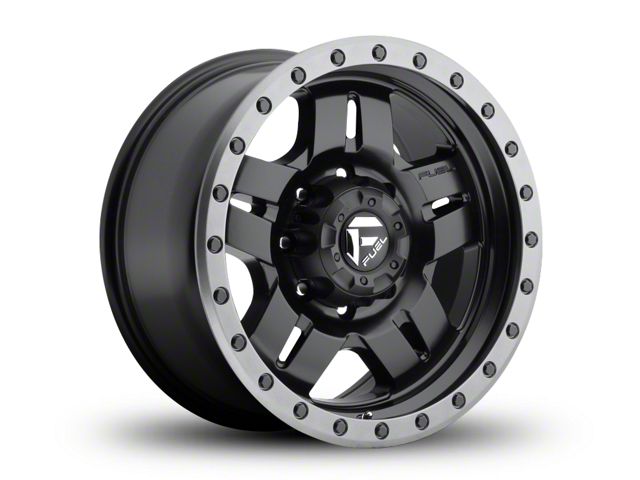 Fuel Wheels Anza Matte Black 6-Lug Wheel; 18x9; 20mm Offset (14-18 Silverado 1500)