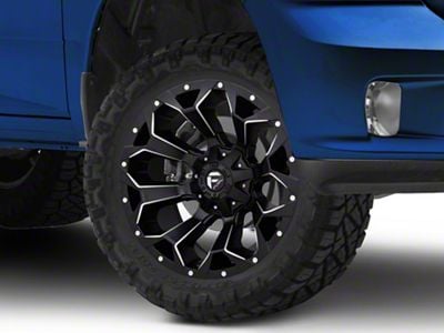 Fuel Wheels Assault Satin Black Milled 5-Lug Wheel; 20x10; -18mm Offset (09-18 RAM 1500)