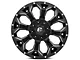 Fuel Wheels Assault Satin Black Milled 6-Lug Wheel; 20x10; -18mm Offset (14-18 Sierra 1500)