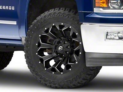 Fuel Wheels Assault Satin Black Milled 6-Lug Wheel; 20x10; -22mm Offset (14-18 Silverado 1500)