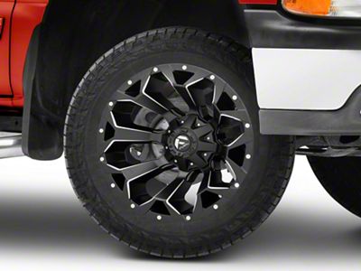 Fuel Wheels Assault Satin Black Milled 6-Lug Wheel; 20x12; -43mm Offset (99-06 Silverado 1500)