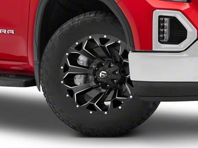 Fuel Wheels Assault Satin Black Milled 6-Lug Wheel; 20x12; -43mm Offset (19-25 Sierra 1500)
