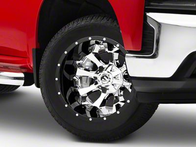 Fuel Wheels Assault Chrome 6-Lug Wheel; 20x12; -43mm Offset (19-24 Silverado 1500)