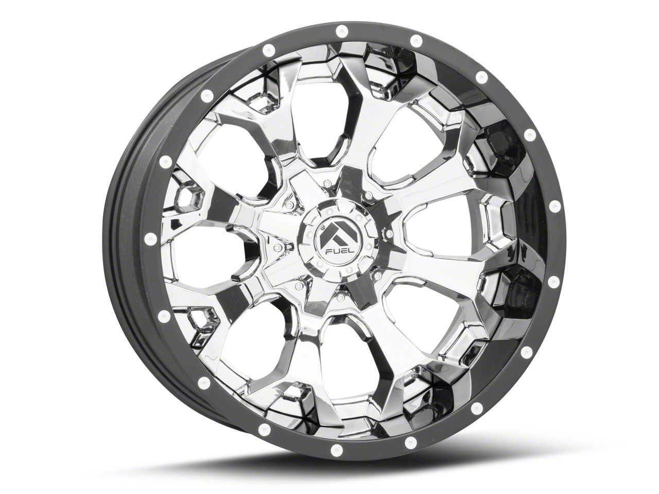 Fuel Wheels Sierra 1500 Assault Chrome 6-Lug Wheel; 22x12
