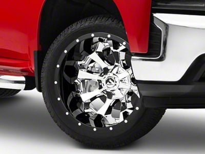 Fuel Wheels Assault Chrome 6-Lug Wheel; 22x12; -44mm Offset (19-25 Silverado 1500)