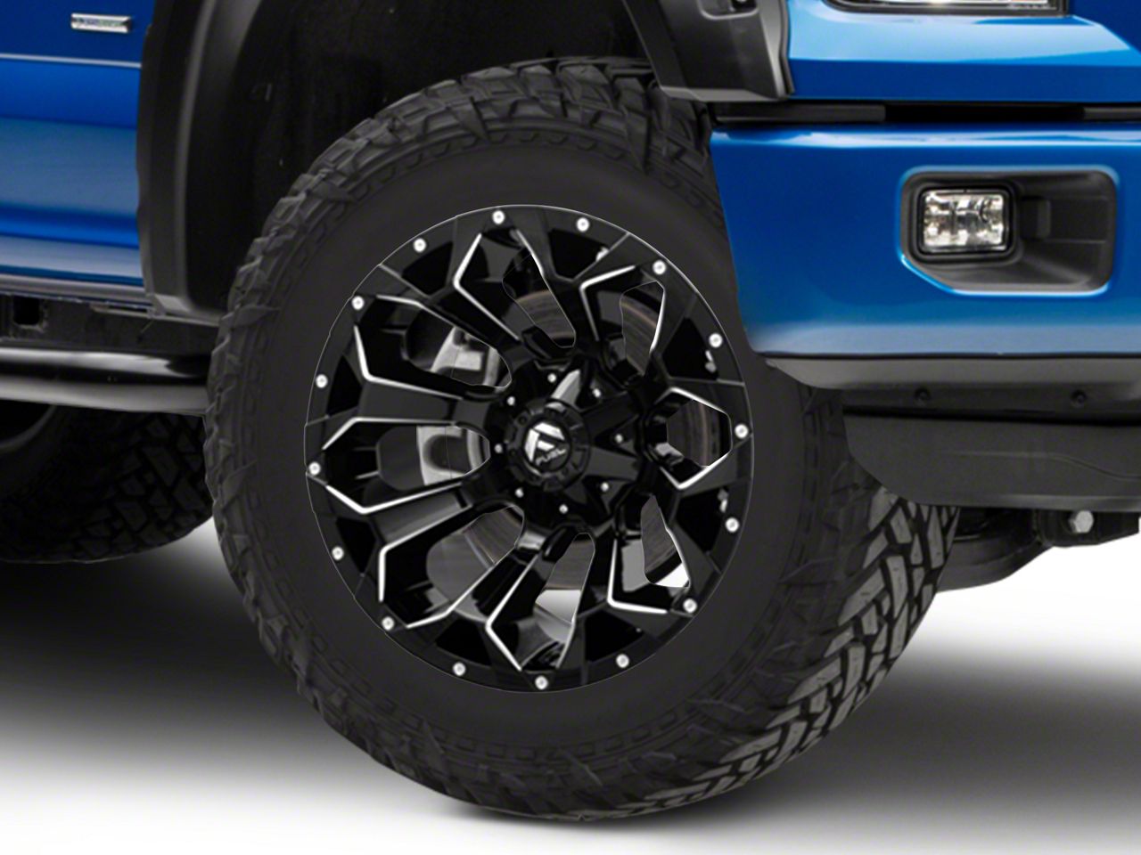Fuel Wheels F150 Assault Gloss Black 6Lug Wheel 20x10; 18mm Offset