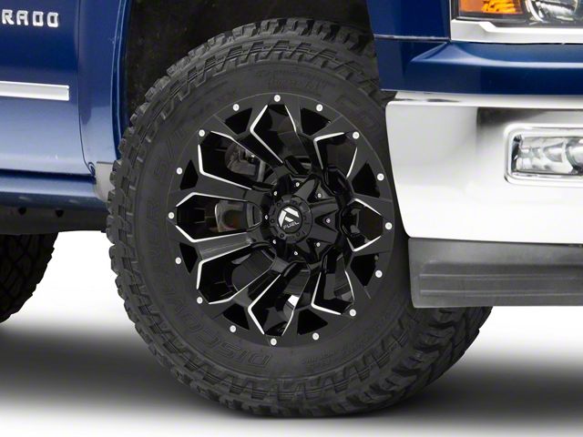 Fuel Wheels Assault Gloss Black 6-Lug Wheel; 20x10; -22mm Offset (14-18 Silverado 1500)