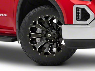 Fuel Wheels Assault Matte Black Milled 6-Lug Wheel; 24x11; -24mm Offset (19-25 Sierra 1500)