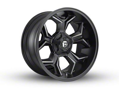 Fuel Wheels Avenger Matte Black Machined with Dark Tint 6-Lug Wheel; 20x10; -18mm Offset (04-08 F-150)