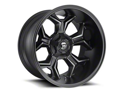 Fuel Wheels Avenger Matte Black Machined with Dark Tint 6-Lug Wheel; 20x12; -44mm Offset (15-20 F-150)