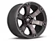 Fuel Wheels Beast Matte Black Machined with Dark Tint 5-Lug Wheel; 20x10; -18mm Offset (09-18 RAM 1500)